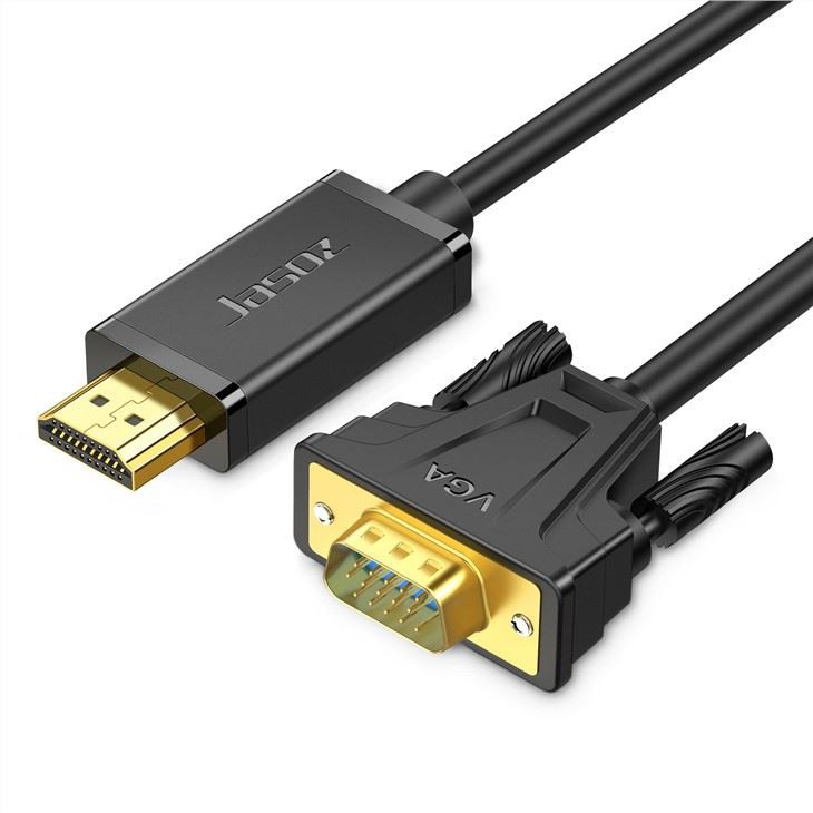 HDMI Pou VGA 6 Pye Kab Gason Pou Gason
