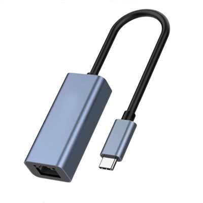 USB-C pou Ethernet Gigabit adaptè